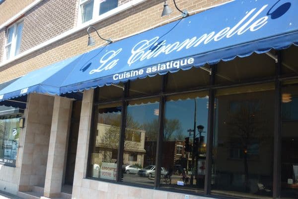 La devanture de La Citronnelle, rue Fleury Est